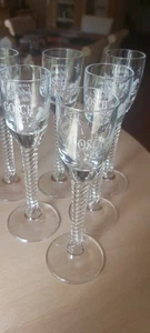 6x Gläser Gosch Sylt Aalborg Jubilaeumsakvavit Dänemark Stielgläser wie neu 2cl - Bild 1 von 12