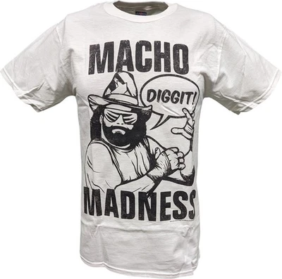 Macho Man Madness Randy Savage Diggit Mens White T-shirt - Image 1 of 4