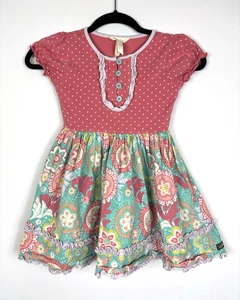 Matilda Jane Girls Wonderment Pretty in Patterns Dress Size 6 Style 300V09D - Picture 1 of 8