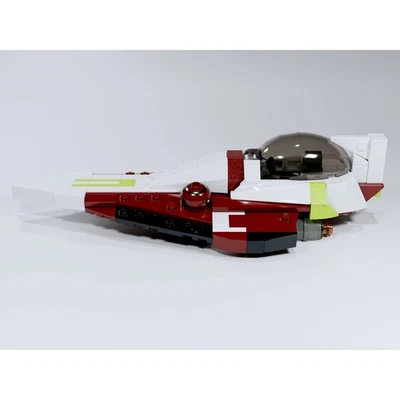 MOC-222332 Delta 7 Jedi Starfighter from Episode 2 Minifig Scale 244 Pieces - Image 1 of 4
