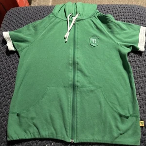 nike short sleeve jacket Green Youth L 12-14 - Picture 1 of 8