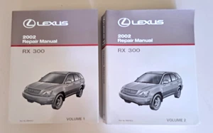 Lexus RX 300 2002 Repair Manual Volume 1 and 2 - Picture 1 of 7