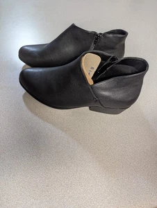 Aerosolles Cayun schwarze Damen Stiefeletten Größe 12 Leder - Bild 1 von 11