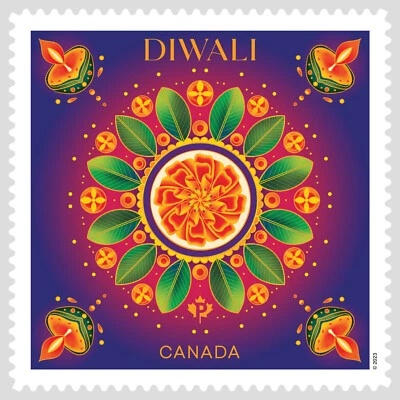 Canada stamps - Diwali Permanent stamps - booklet of 6 - Image 1 of 4