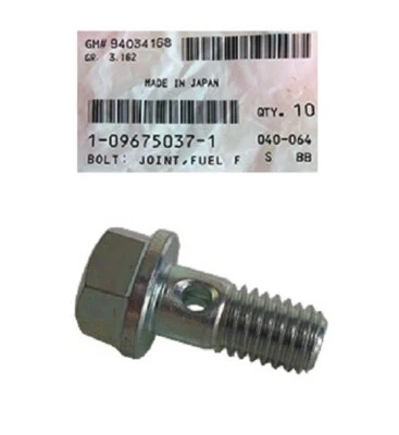 Isuzu Genuine Fuel Pipe Eye Bolt For 4HK1 6HK1 6HH1 6WG1 6BG1 1096750371 - Image 1 of 2