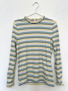 Boden Elisa Rib Top Rainbow Stripes BNWT - Picture 1 of 6