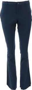 Lands' End UNF Girl's PF BTCT SR Pant Unhemmed Classic Navy 14 NWOT (224) - Picture 1 of 6