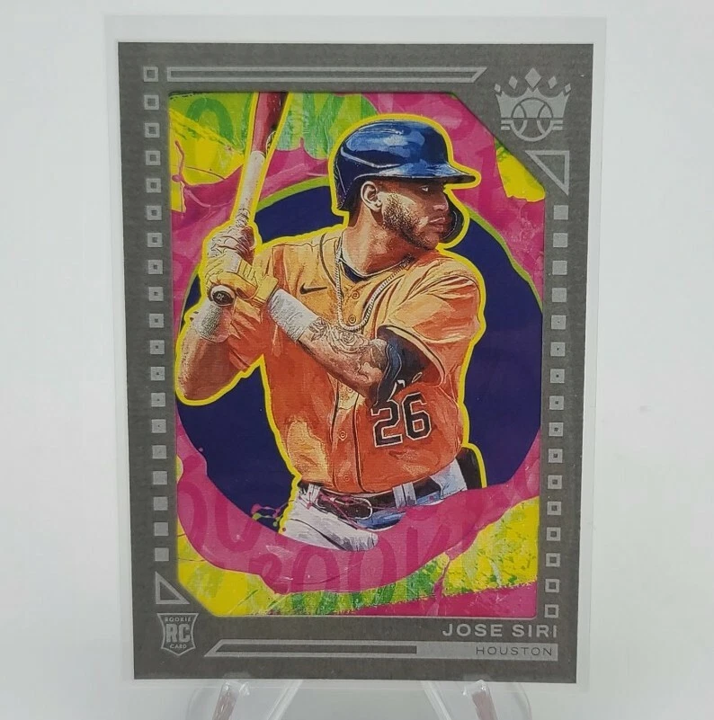 Jose Siri 2022 Panini Diamond Kings Baseball Gray Frame RC SP #144 Astros - Image 1 of 2