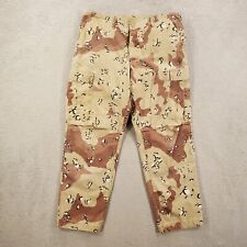 Chocolate Chip Desert Camo Pants Large 6 Color BDU Gulf War US Army Combat