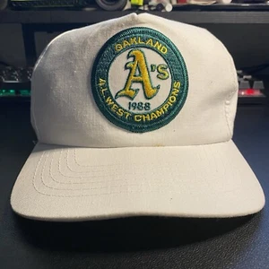 Vintage 1988 Oakland A’s A.L. West Champions Sports Specialties Hat Rare HTF - Picture 1 of 8