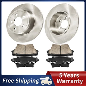 Rotores de disco de freno trasero pastillas de freno de cerámica para Chrysler 300 Dodge Challenger - Imagen 1 de 14