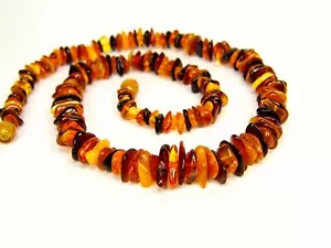 Collar Ámbar Báltico 18" Multicolor Cuentas Piedra Natural Piedra Preciosa 1181 - Imagen 1 de 9
