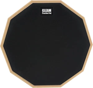 Drum Practice Pad - 8 Inch Rubber Surface High Density Compressed Wood Foam Back - Picture 1 of 5