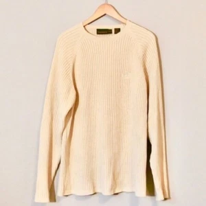 Timberland Tan Ribbed Knitted Sweater Men's Medium - Picture 1 of 3