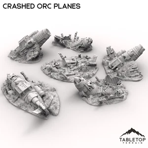Crashed Orc Planes - Wargaming Ork Terrain - Picture 1 of 9
