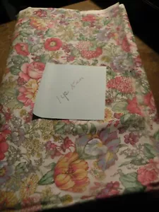 Vintage Joan Kessler Concord Fabrics Florals COTTON BRIGHT COLORS 1 YD. 15" - Picture 1 of 3
