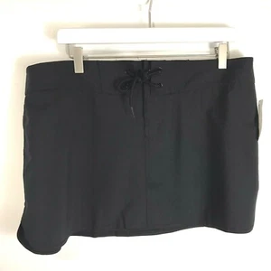 Falda Azul Costero Negra Natación Atética NUEVO Traje de Baño Deportivo TALLA L 12/14 - Imagen 1 de 9