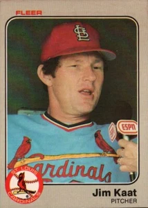 1983 Fleer Baseball #11 - Jim Kaat - St. Louis Cardinals 83-764 - Picture 1 of 2