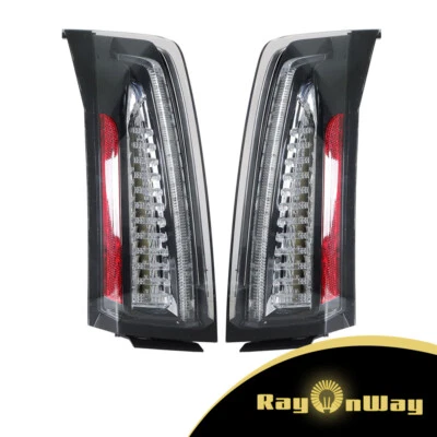 For 2013-2018 Cadillac ATS Right&Left Side Black Housing Tail Lights  Tail Lamp - Image 1 of 4