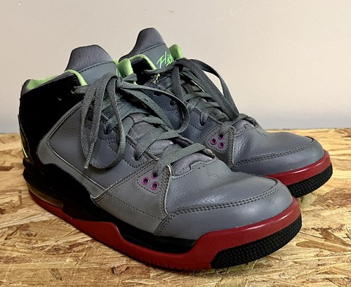 Scarpe Nike Air Jordan Flight Origin grigio nero taglia 7Y 599606 090 (C3)