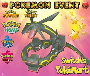 ✨Brillante evento Rayquaza intacto💚Hogar/Escarlata/Violeta/Espada/Escudo✨ - Imagen 1 de 4