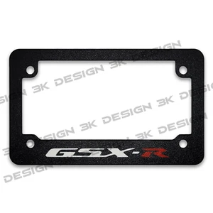 Marco de matrícula texturizado para motocicleta Suzuki GSX-R GSXR (TODOS LOS MODELOS AÑOS) - Imagen 1 de 2