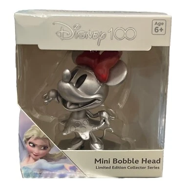 🔥🐭 Disney 100th Anniversary Mini Bobblehead Limited Edition Collectors Series! - Image 1 of 4