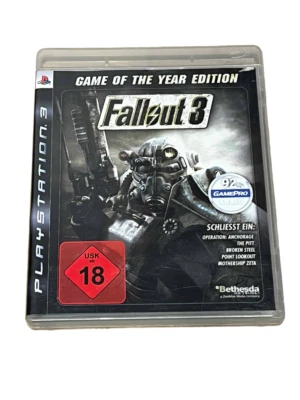 Fallout 3 Game of the Year Edition PS3 Sony PlayStation 3 USK 18 Vault Handbuch - Bild 1 von 4