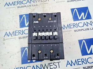 ABB A110-30 Contactor 110V-50Hz 115-120V-60Hz Coil - Picture 1 of 10