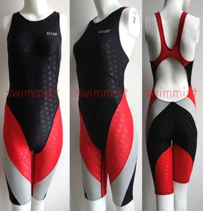 HXBY 512SY WOMEN'S COMPETITION TRAINING RACING KNEESKIN SWIMWEAR M US GIRL 10-12 - Picture 1 of 2