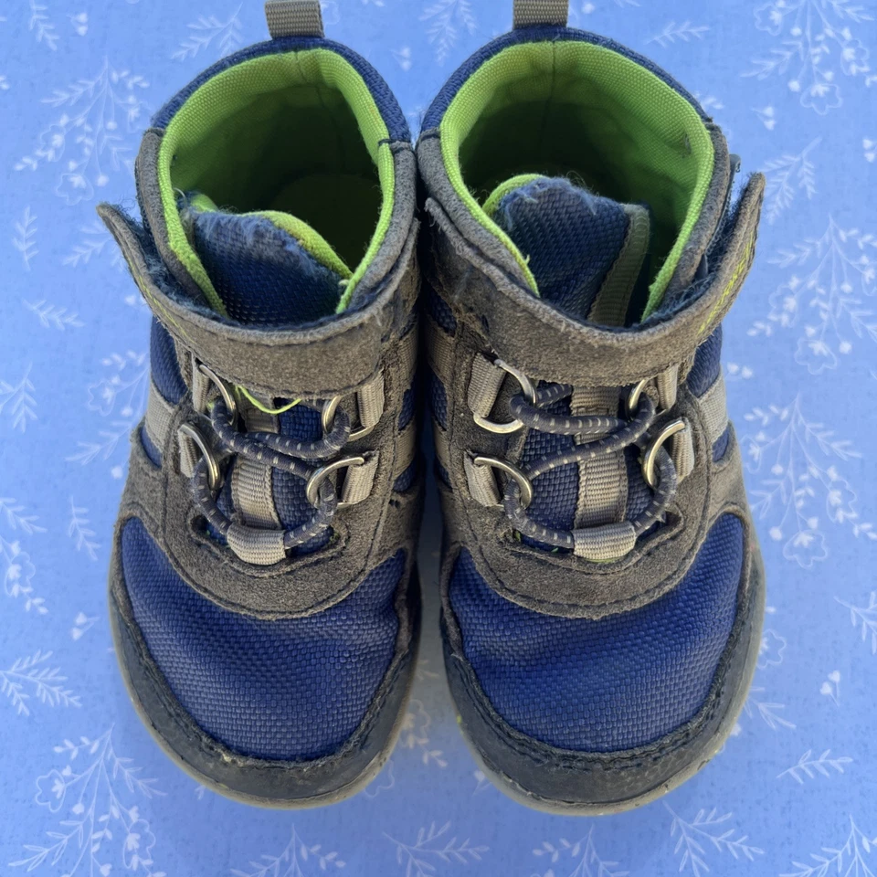 Merrell Botas Niños Niño 4W Niños Bare Steps Ridge Jr Botas de Senderista Zapatos Azules  Foto 1 de 4