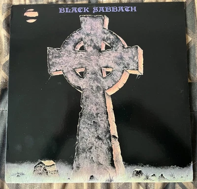 BLACK SABBATH Headless Cross LP 1989 I.R.S. Metal w/ BLACK INNER AND LYRIC SHEET - Image 1 of 4