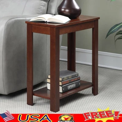 Baja Chairside End Table W/ Shelf Indoor Storage Furniture Easy Assembly New - Image 1 of 4