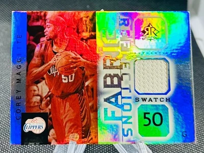 Camiseta deportiva Corey Maggette Clippers 2005-06 Upper Deck UD NBA Fabric Reflections #CM Foto 1 de 2