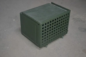 BW Schrank Gitterkasten 54,5x43x41cm Gitterschrank Shelter Kabine Bundeswehr - Bild 1 von 9