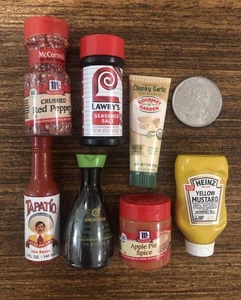 Zuru Mini Brands Spices & Sauces Lot Mustard McCormick Barbie Food Diorama - Picture 1 of 3