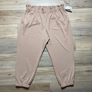 Bar III Women's Paper Bag Waist Pull On Pants Size 3X Warm Ginger - Picture 1 of 14