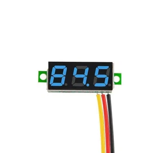 Mini Voltímetro Digital LED AZUL 0.28" (2.5V-30V DC, 3 Hilos) - Imagen 1 de 3