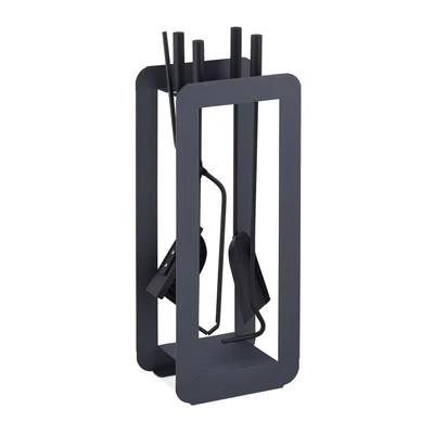 Set attrezzi camino Strumenti per stufa 3,7 kg Acciaio inox Accessori per camino - Immagine 1 di 4