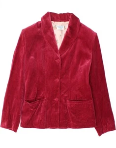 BENETTON Girls 3 Button Blazer Jacket 11-12 Years XL Pink Cotton AV07 - Picture 1 of 3