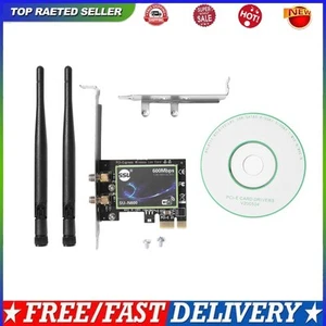 2.4G/5GHz Dual Band PCI-E 1X Wireless Network Card Ethernet PCI Express Wi-Fi - Photo 1/9
