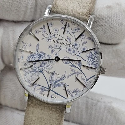 VICTORIA EMERSON Reloj Damas Analógico Cuarzo Acero Inoxidable Batería Nueva Foto 1 de 4