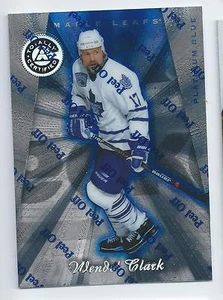 Wendel Clark 1997-98 Pinnacle Totally Certified Platinum Blue Parallel Card #71 - Picture 1 of 1