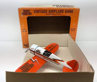 Spec Cast Liberty Trust Worthy Vintage DieCast Airplane Bank Limited Edition. - Image 1 of 4