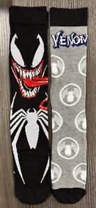 Nuovissimo - Taglia unica - Venom - Spider-Man - 2 paia di calze equipaggio - Foto 1 di 3