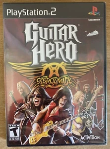 NEW PLAYSTATION 2 GUITAR HERO AEROSMITH ROCK N ROLL T TEEN VIDEO GAME ACTIVISION - Picture 1 of 2