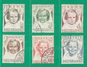 Países Bajos 1946 año, estampillas usadas Mi.# 462-67 - Imagen 1 de 1