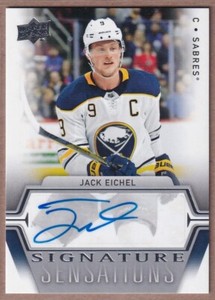 2019-20 Upper Deck Signature Sensations #SSJE Jack Eichel AUTO - GROUP A / SP