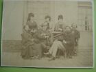 PHOTO CDV CABINET  14x10 CM Réunion de Famille à Identifier Photo 1870 albuminée