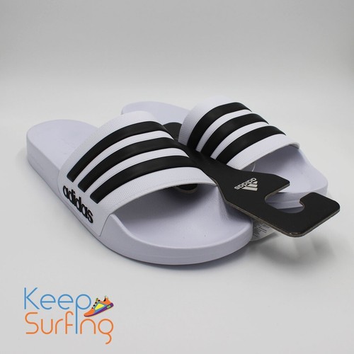 ✅ Scivoli Doccia Adidas Uomo Adelitte Bianco UK 9 Stretti